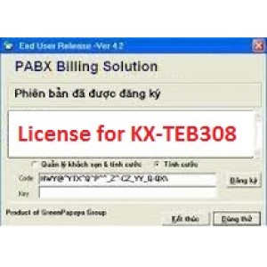 Phần mềm tính cước tổng đài Panasonic KX-TEB308